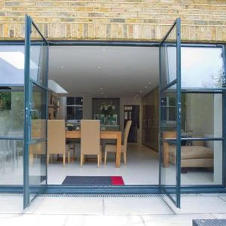 स्लिम एल्यूमीनियम फ्रेंच दरवाजे